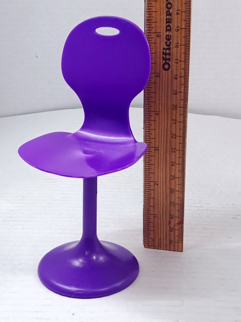 Barbie Space Station Discovery purple chair stool barstool replacement part - Picture 10 of 11